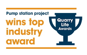 Pump station project wins top industry award. 